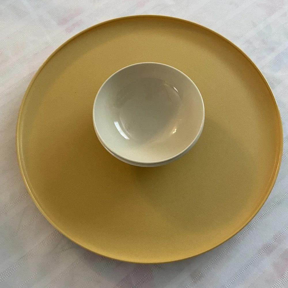 Vintage Tupperware Chip‎ & Dip or Veggie Relish Tray w/ Bowl - Dip N Serve